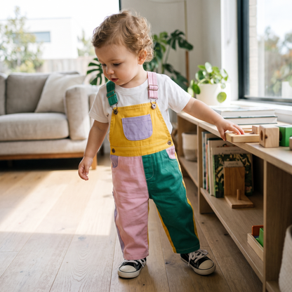 Comfortable Classic Denim Dungarees with Adjustable Straps