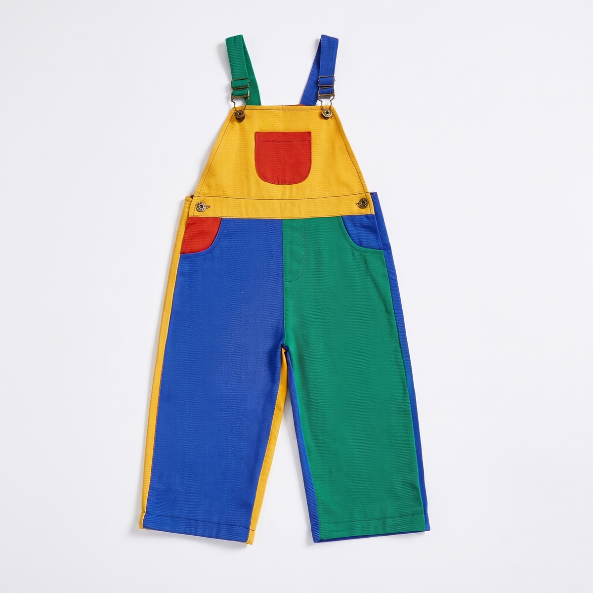 Comfortable Classic Denim Dungarees with Adjustable Straps