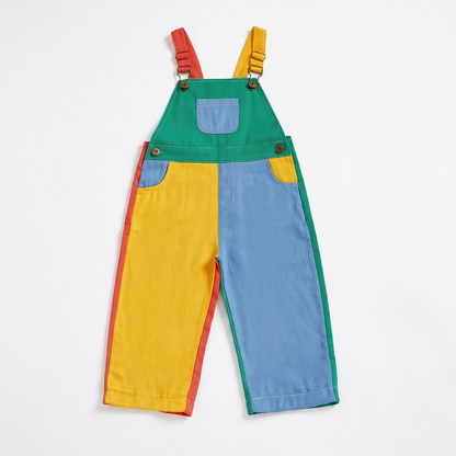Comfortable Classic Denim Dungarees with Adjustable Straps