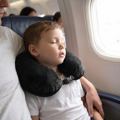 Travel Neck Pillow & Hidden Storage Pocket