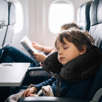 Travel Neck Pillow & Hidden Storage Pocket