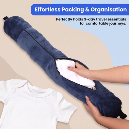 Travel Neck Pillow & Hidden Storage Pocket
