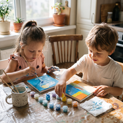Paint by Numbers Canvas Kit (6 Canvas Set) | Family Favourite