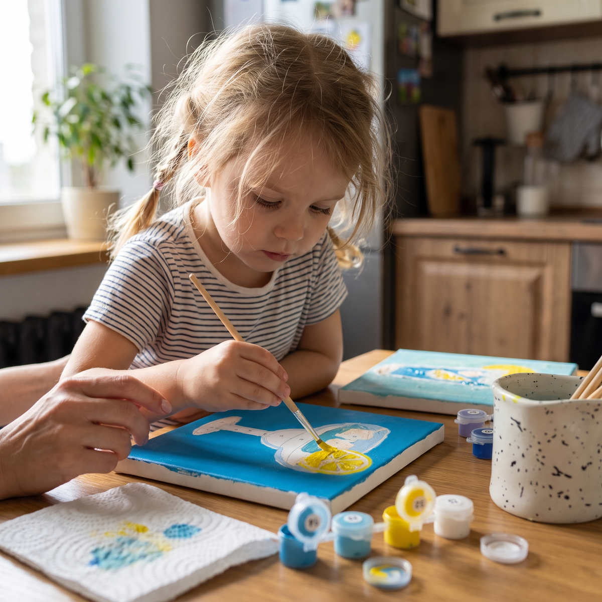 Paint by Numbers Canvas Kit (6 Canvas Set) | Family Favourite