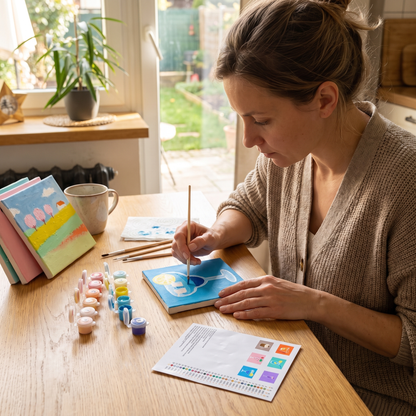 Paint by Numbers Canvas Kit (6 Canvas Set) | Family Favourite