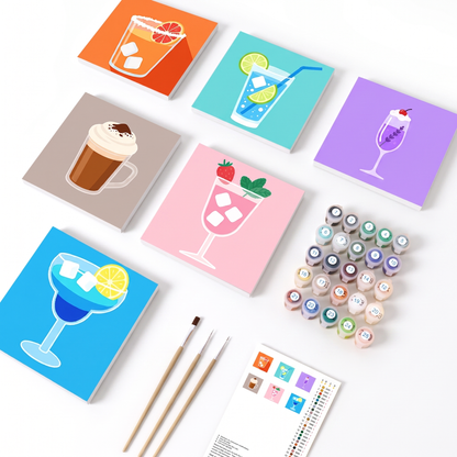 Paint by Numbers Canvas Kit (6 Canvas Set) | Family Favourite