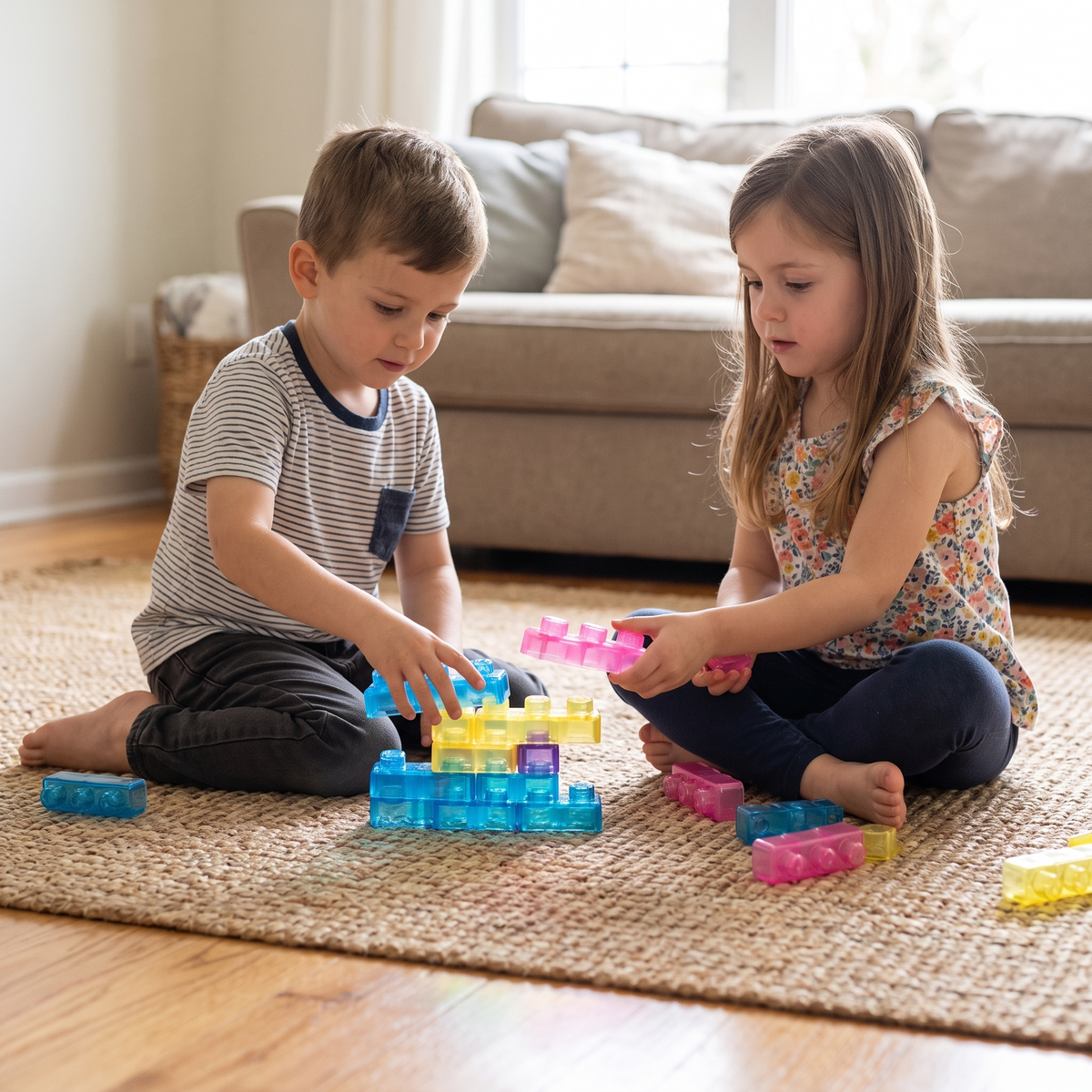 Soft Sensory Stacking Blocks for Babies