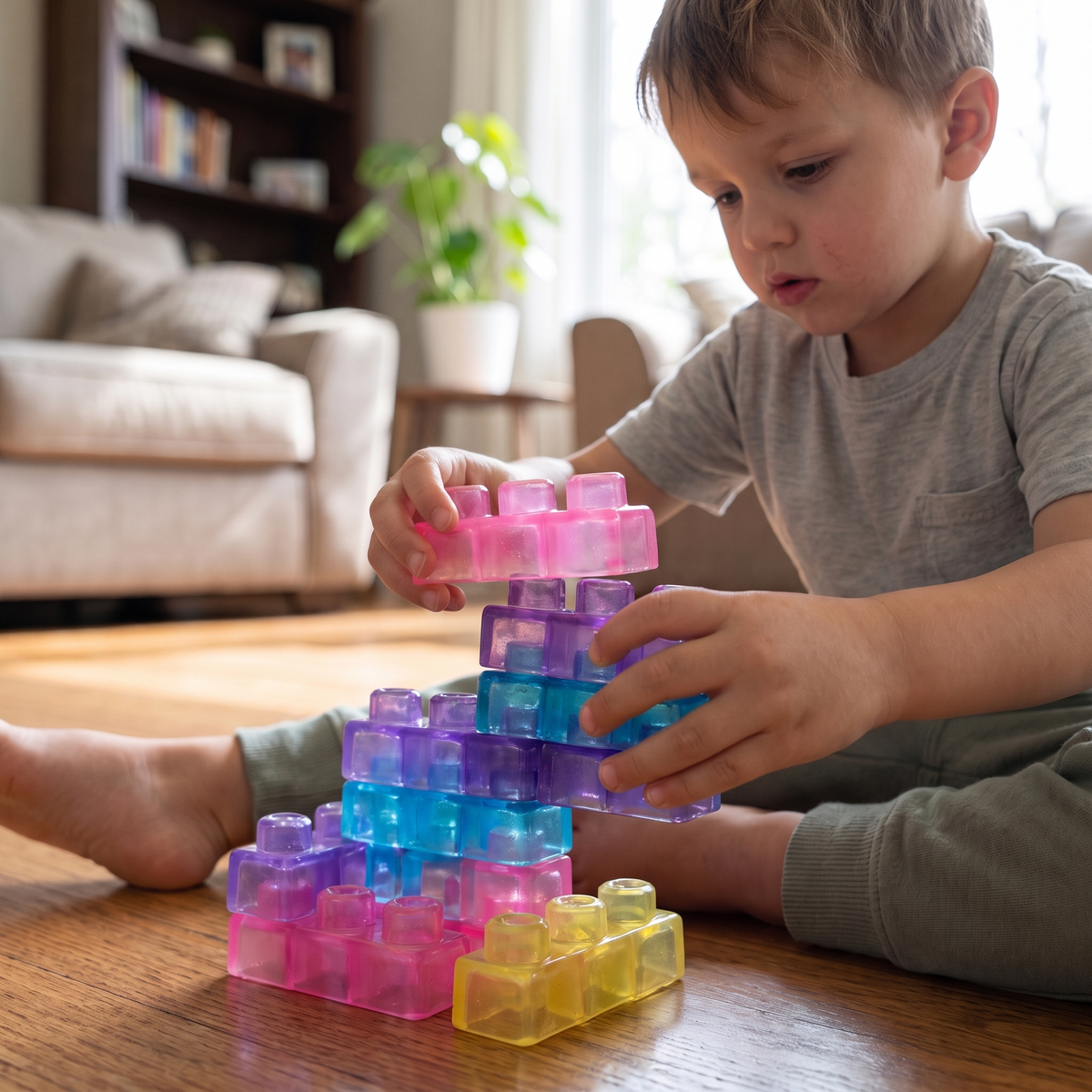 Soft Sensory Stacking Blocks for Babies