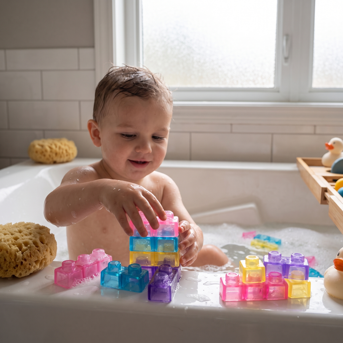 Soft Sensory Stacking Blocks for Babies
