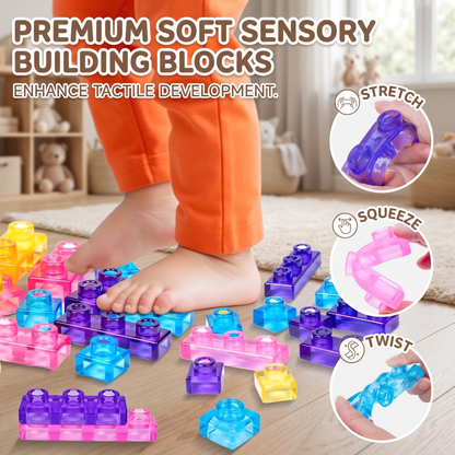 Soft Sensory Stacking Blocks for Babies