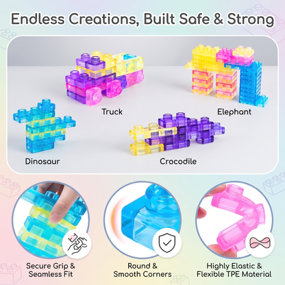 Soft Sensory Stacking Blocks for Babies