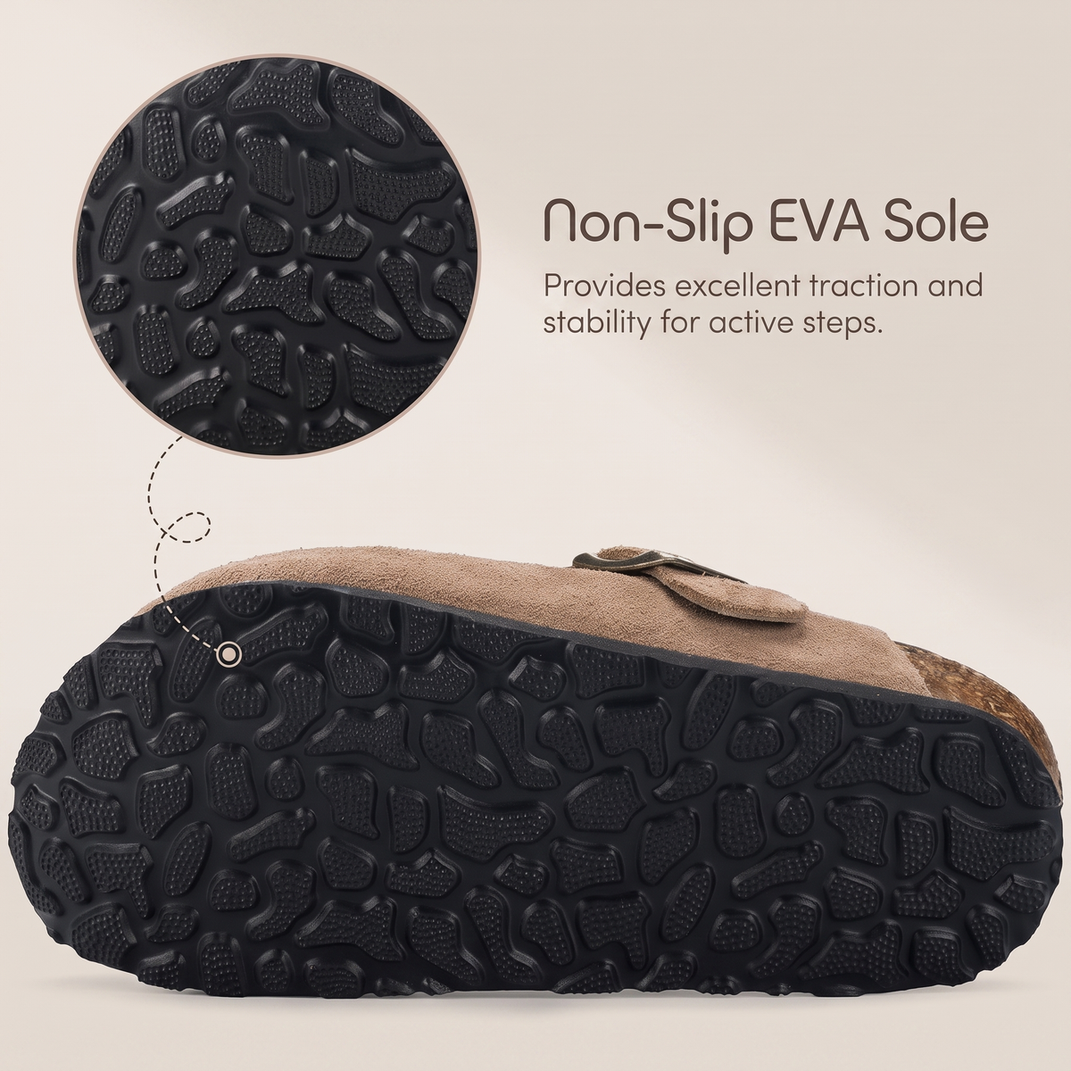 Comfortable Adjustable Genuine Leather Kids Clogs