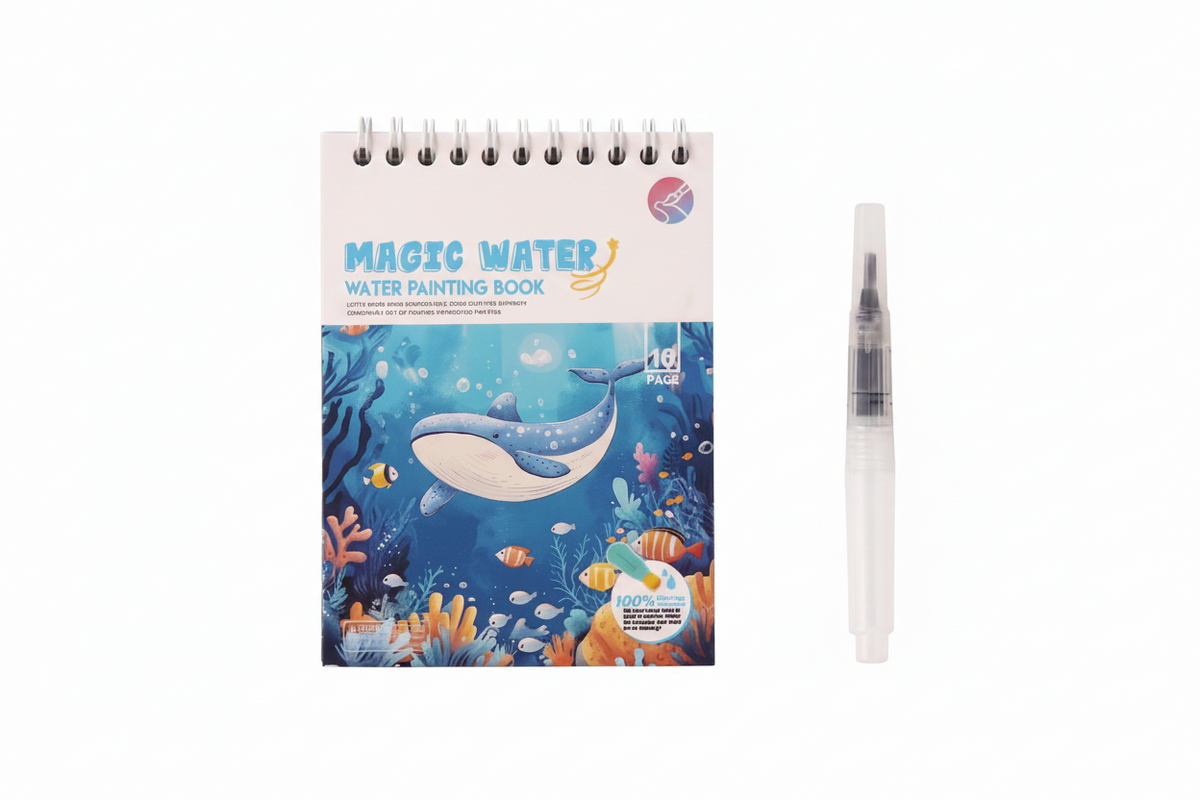 Reusable Magic Water Colouring Book for Kids