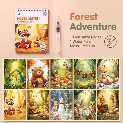 Reusable Magic Water Colouring Book for Kids