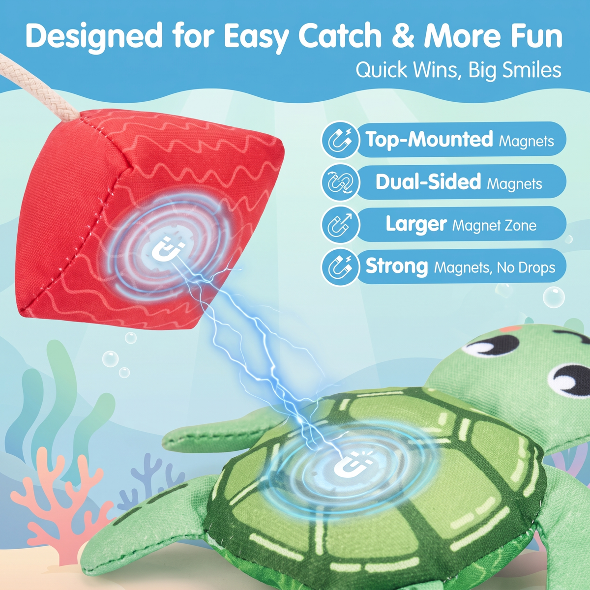 Interactive Magnetic Fishing Bath Toy Set
