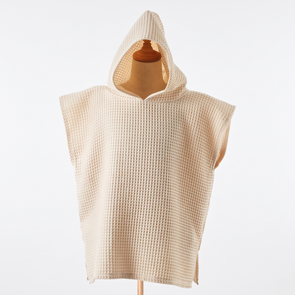 Kids Hooded Cotton Towel Poncho for Kids