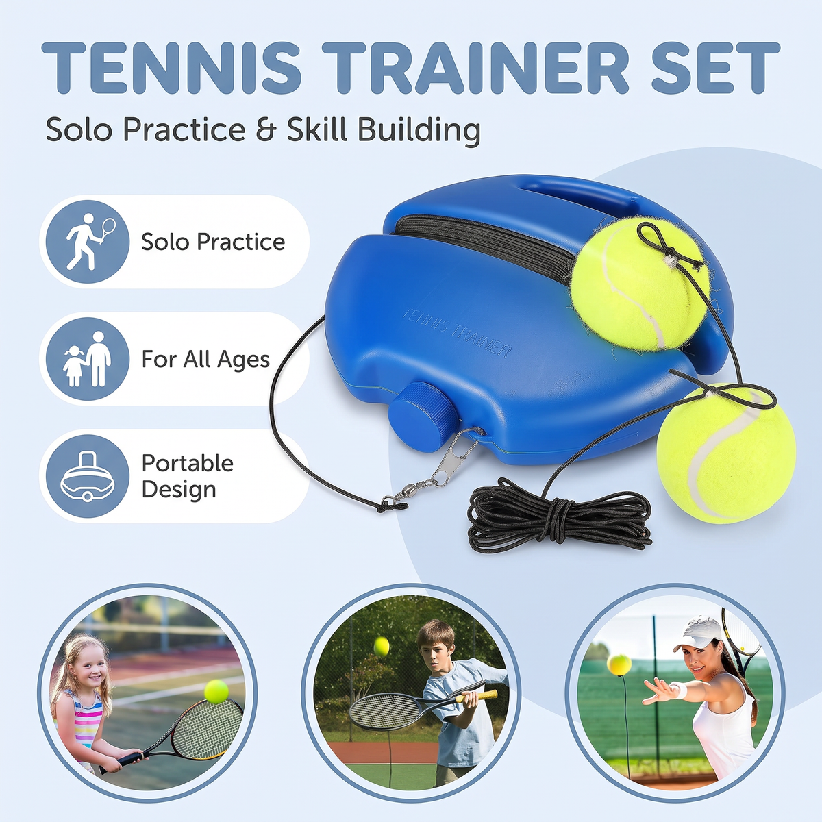Tennis Trainer & Rebound Ball