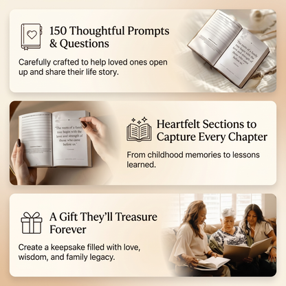 I Want To Have Your Story Keepsake Book | Family Favourite