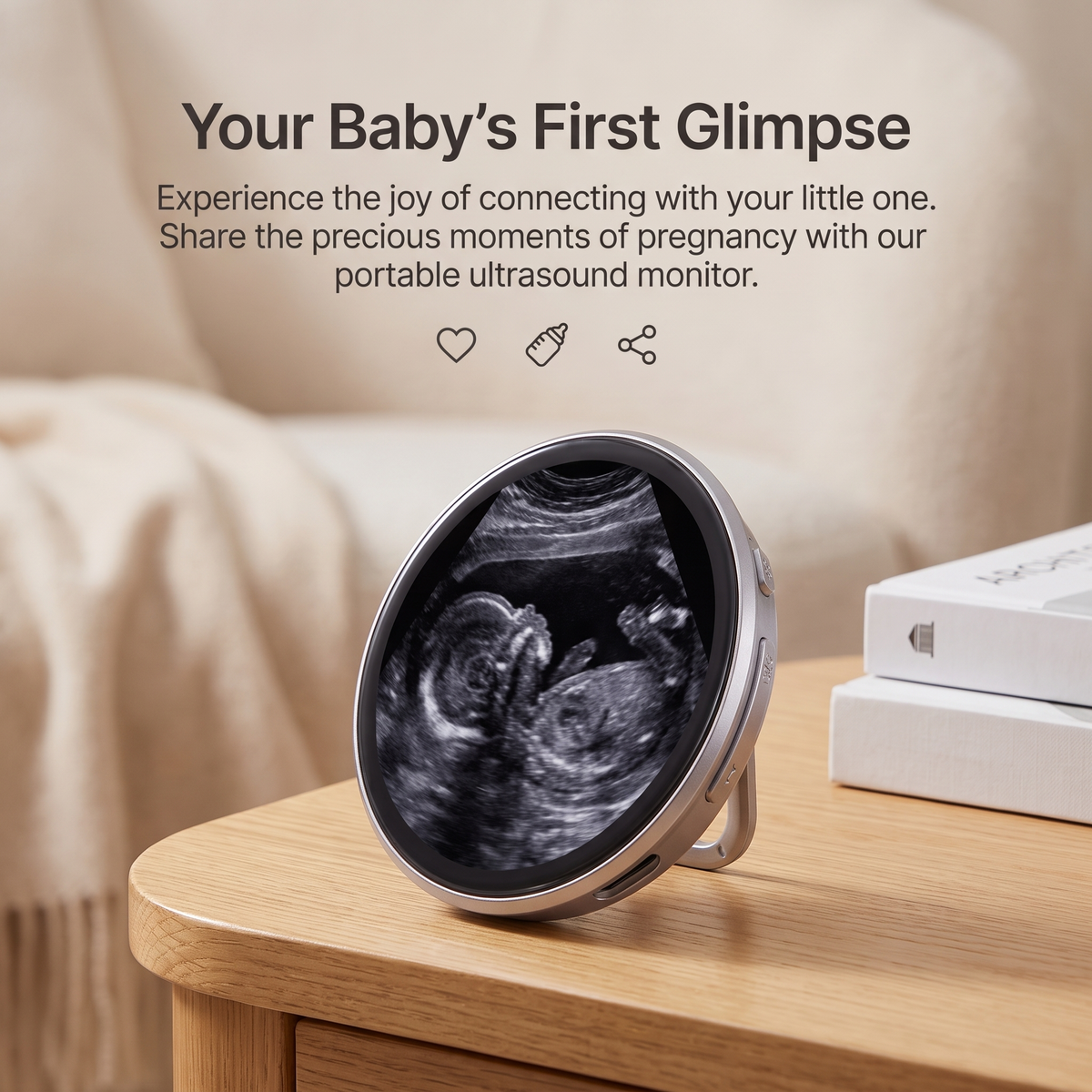 Baby Ultrasound Video Keepsake for Everyday Baby Care