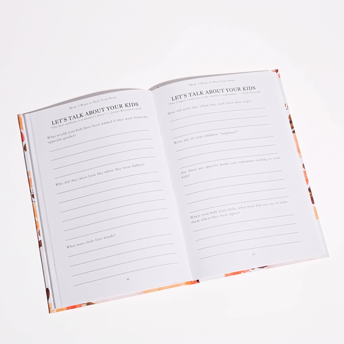I Want To Have Your Story Keepsake Book | Family Favourite