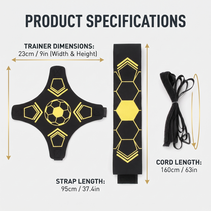 Solo Football Training Belt & Rebound Cord