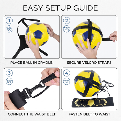 Solo Football Training Belt & Rebound Cord