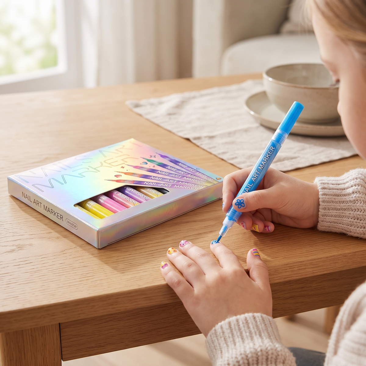 Creative Kids Washable Nail Art Pen Set