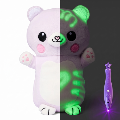 Interactive Magic Glow in the Dark Drawing Plush Toy