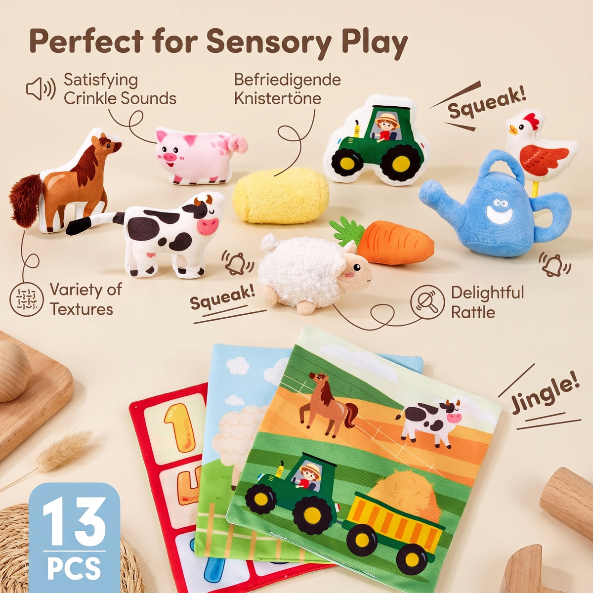 Farm Animal Sensory Tissue Box | Family Favourite