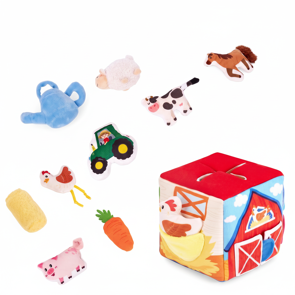 Farm Animal Sensory Tissue Box | Family Favourite