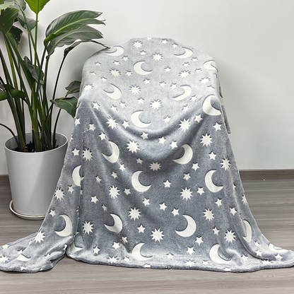 Glow in the Dark Star Cuddle Blanket | Family Favourite