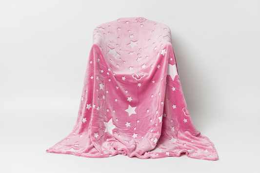 Glow in the Dark Star Cuddle Blanket | Family Favourite