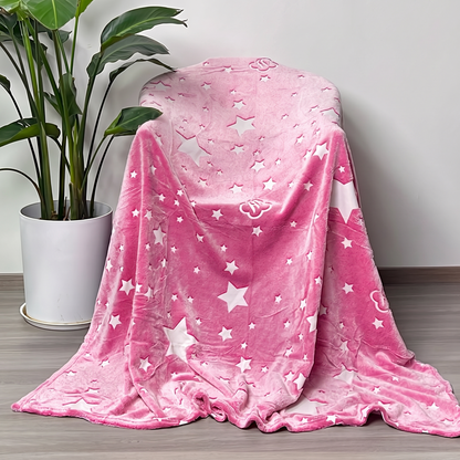 Glow in the Dark Star Cuddle Blanket | Family Favourite