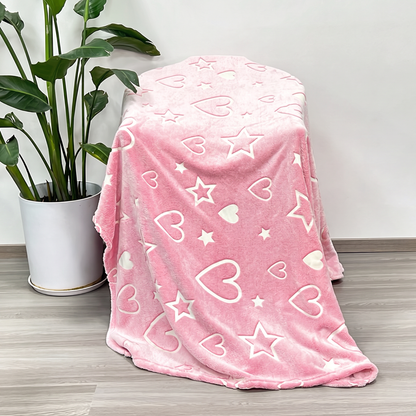 Glow in the Dark Star Cuddle Blanket | Family Favourite