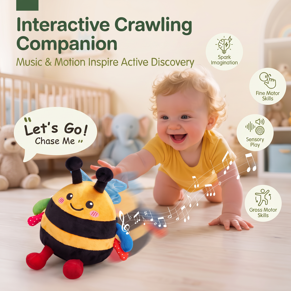 Interactive Musical Dancing Bee Toy