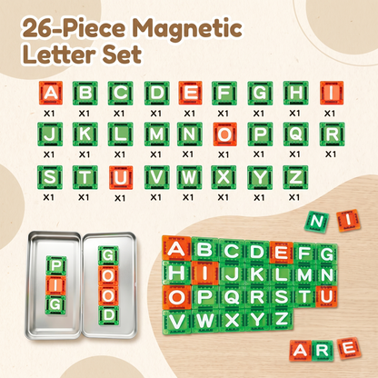 Interactive Magnetic Alphabet Learning Tiles