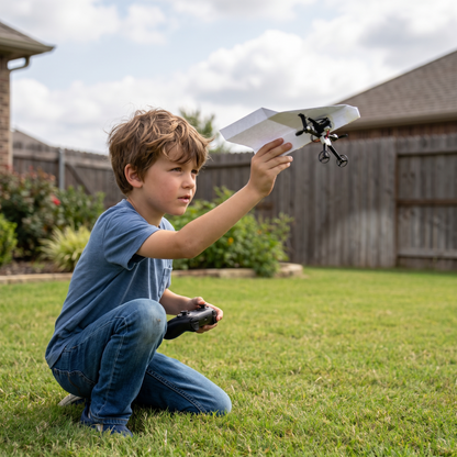 Motorised Paper Airplane Launcher Kit | Family Favourite