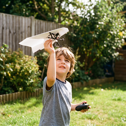Motorised Paper Airplane Launcher Kit | Family Favourite