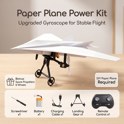 Motorised Paper Airplane Launcher Kit | Family Favourite
