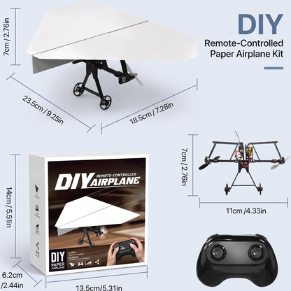 Motorised Paper Airplane Launcher Kit | Family Favourite