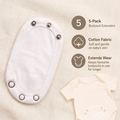 Baby Bodysuit Extender Set for Everyday Baby Care