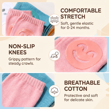 Anti Slip Baby Knee Pads – Crawling