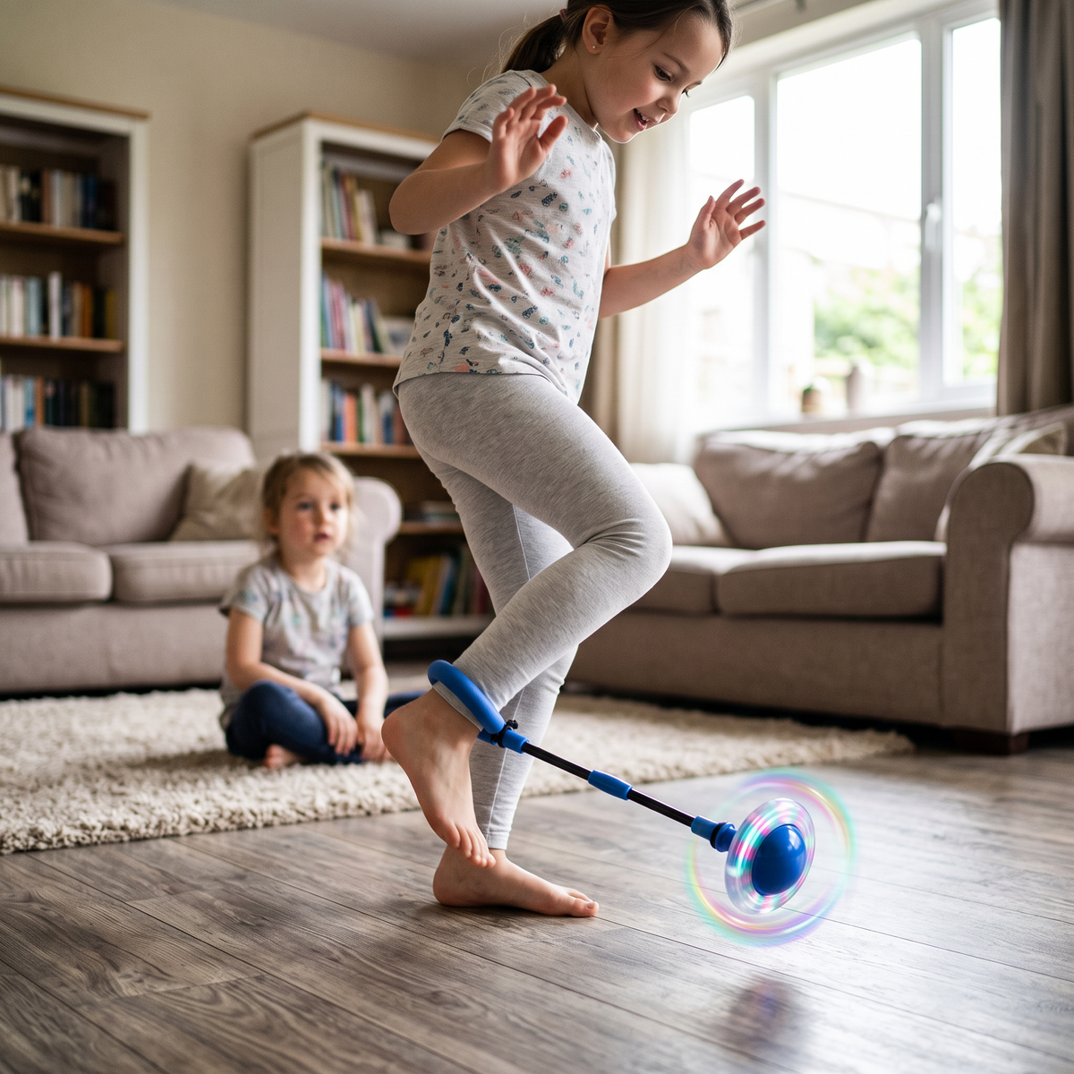 Interactive Ankle Skip Ball Toy with Counter