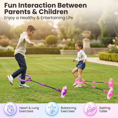 Interactive Ankle Skip Ball Toy with Counter