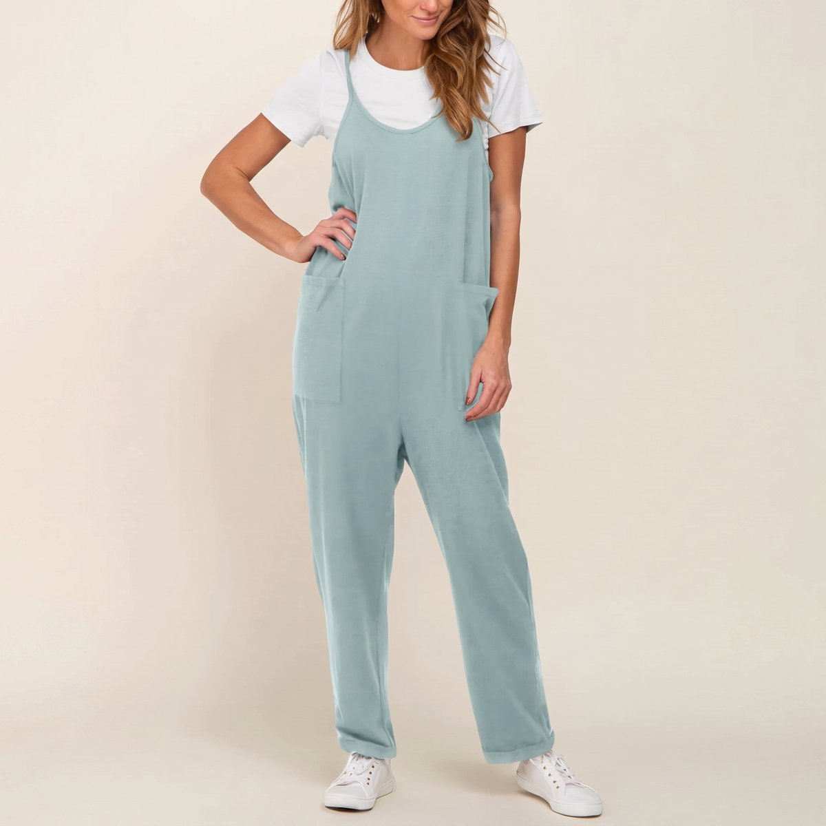 Comfortable Comfy Oversized Pregnancy Jumpsuit