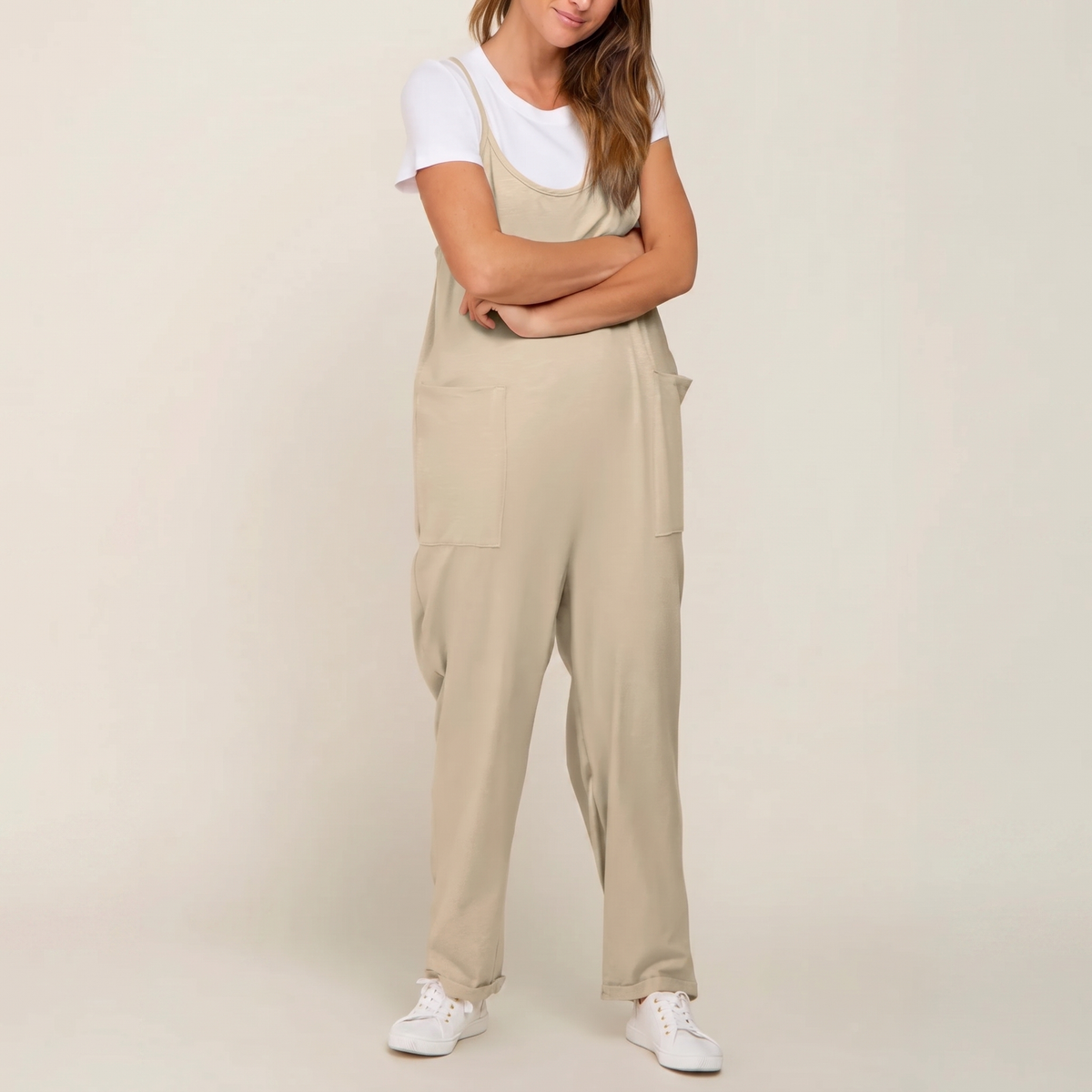 Comfortable Comfy Oversized Pregnancy Jumpsuit