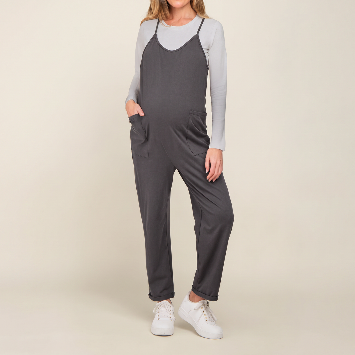 Comfortable Comfy Oversized Pregnancy Jumpsuit