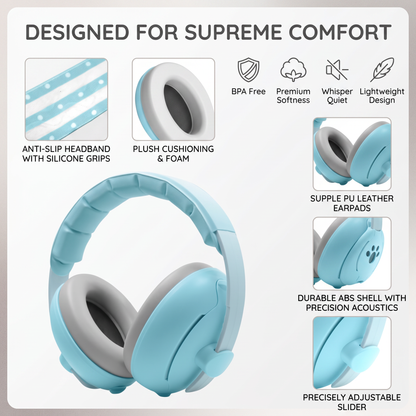 Baby Noise-Reducing Ear Protection Earmuffs