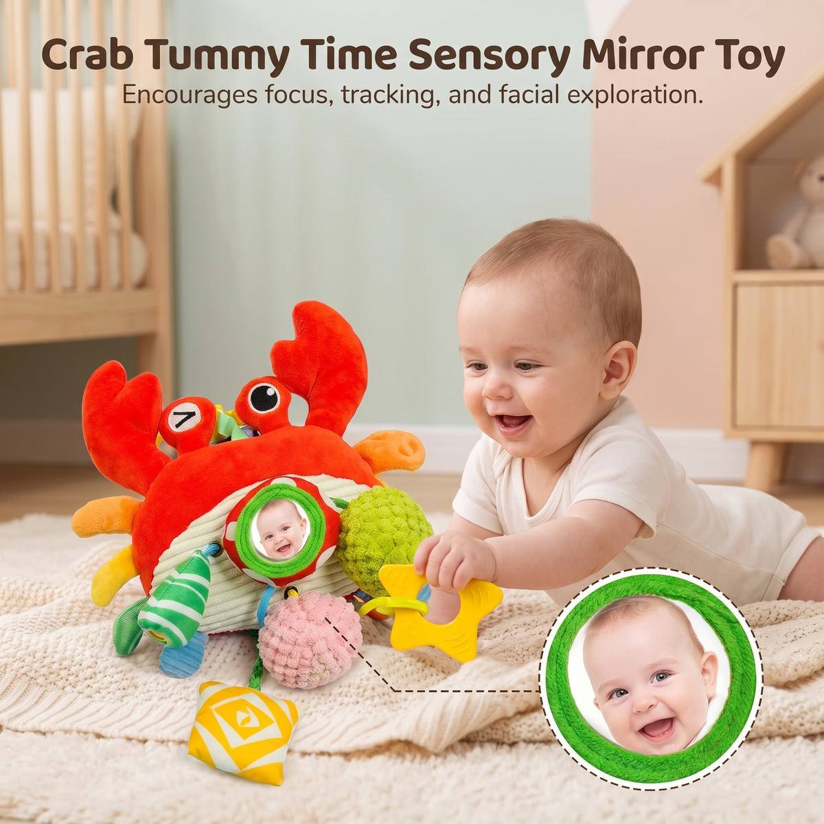Interactive Baby Pram Spiral Activity Toy