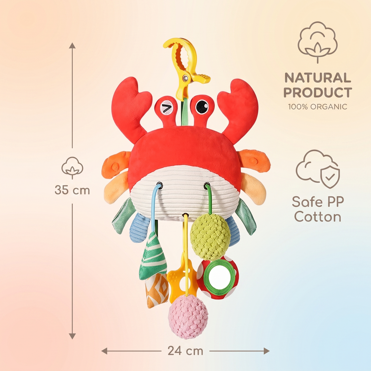 Interactive Baby Pram Spiral Activity Toy